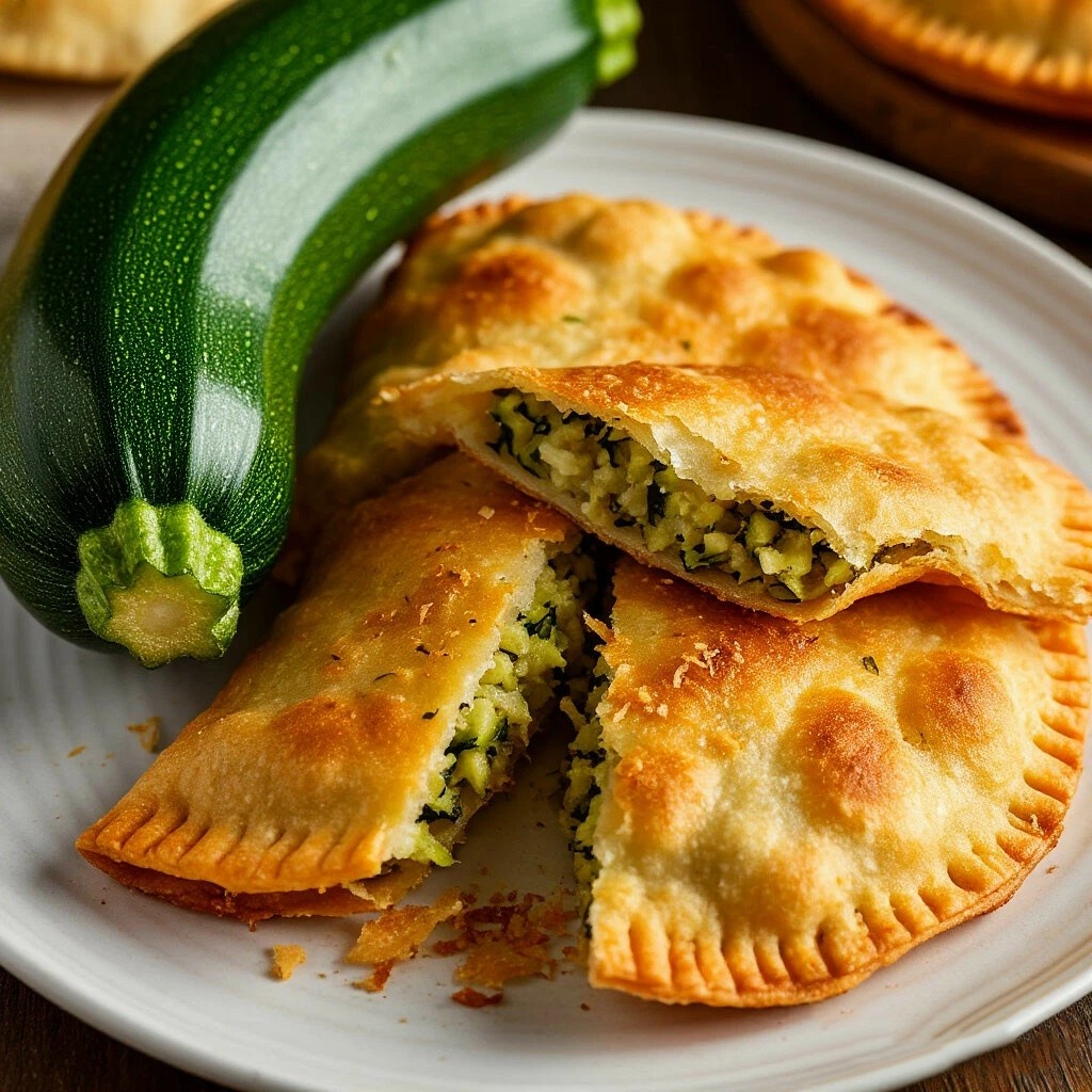 Chebureks with zucchini/squash (vegan)
