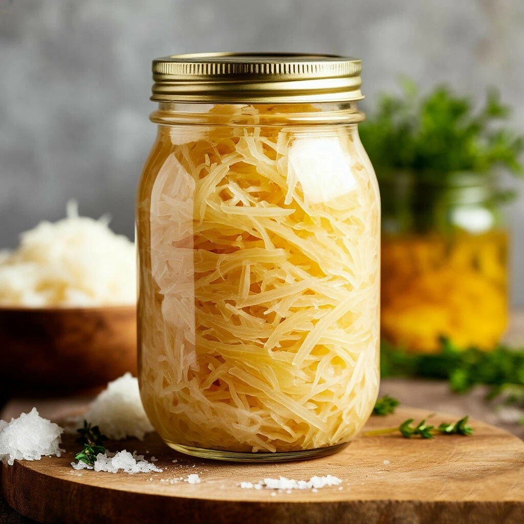 Homemade Sauerkraut for Winter